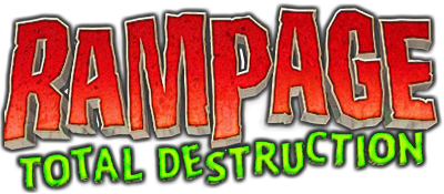 Rampage Total Destruction [Not For Resale] title screen for Playstation 2